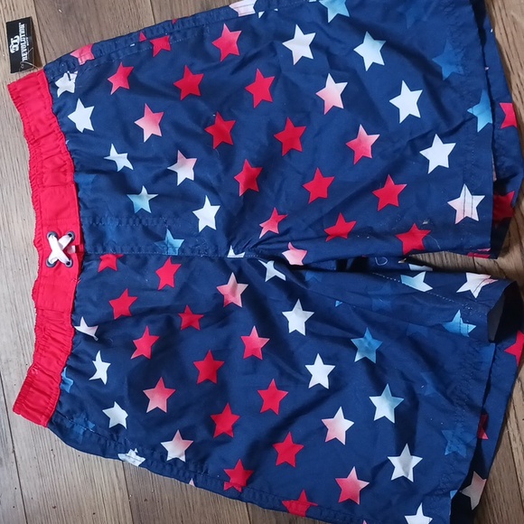 Swimming Trunks For Boy Size XL/16/18 Patriotic Theme New With Tag - Picture 3 of 7